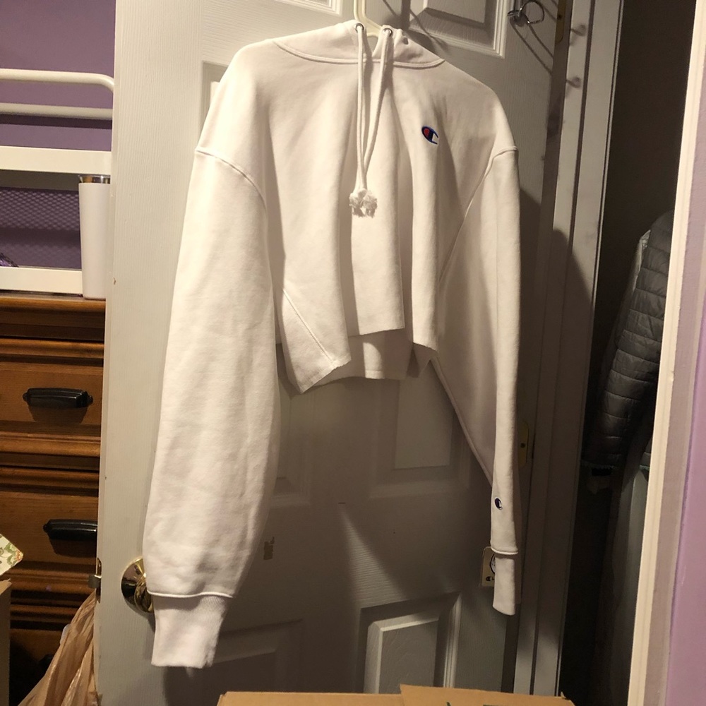 NWT Champion crop hoodie